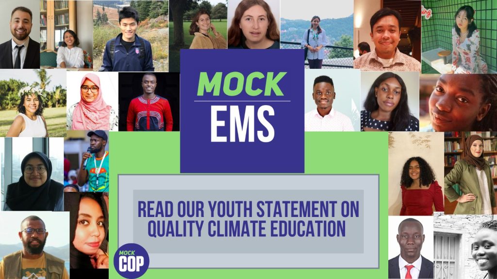 Go to the Our Mock Education Ministers Summit: Raising ambition for quality climate education page